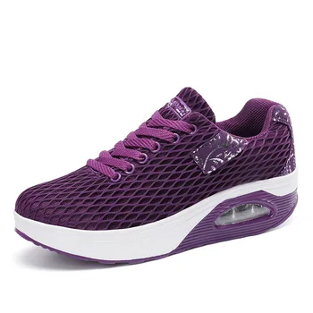 

Women's Running Shoes Breathable Air Cushion Sneakers Mesh Breathable Sport Shoes