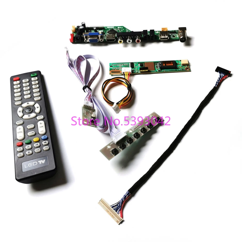 Для LTN160AT01-001/A01/A02/A04/A05/C01/F02/T01/T02/W01 30Pin LVDS 1 с холодным катодом (CCFL) Дистанционное VGA