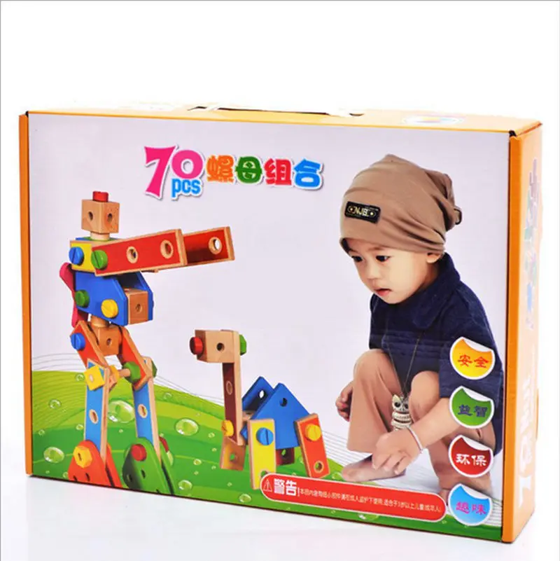 

Multi-functional Combination Nut Disassembly Toy Flexible Assembled Screw Car Construction Regional Educational Education Toy