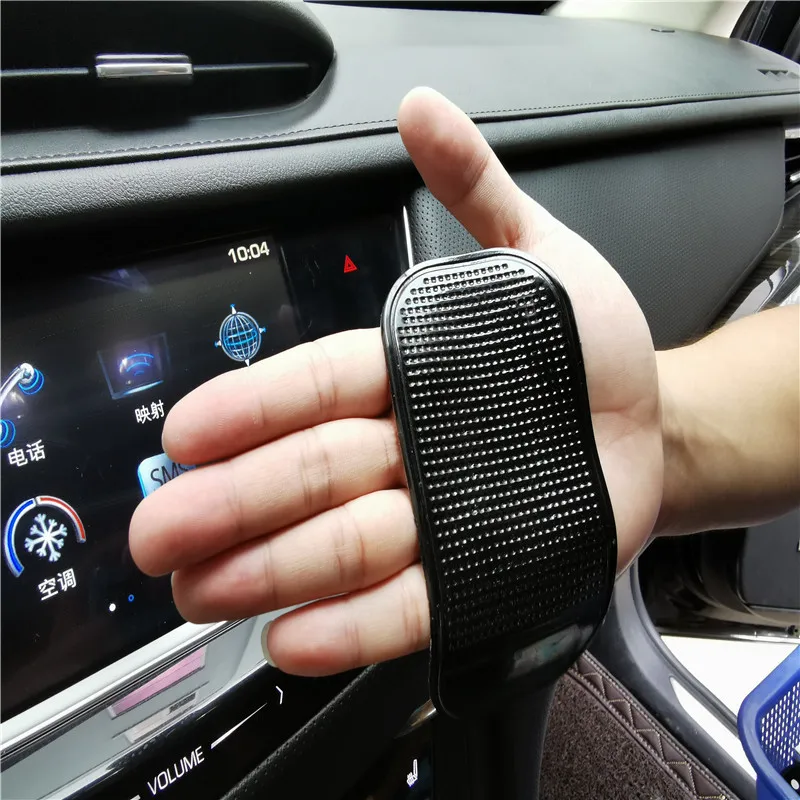 1 Pcs Black car center console mobile phone anti-slip mat perfume storage stick silicone car decoration supplies