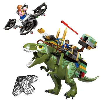 

Jurassic World 2 Building Blocks Dinosaurs Figures Bricks Tyrannosaurus Rex Indominus Rex I-rex Assemble Legoinglys Kids Toys