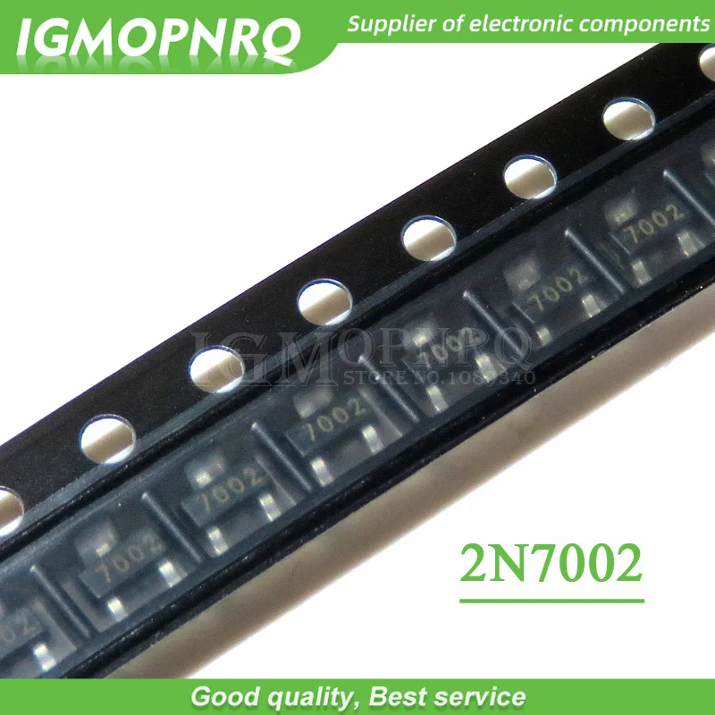 50 шт./лот 2N7002K T1 E3 SOT 23 2N7002 MOSFET N CH 60 в 300 мА SMD новый оригинальный Бесплатная