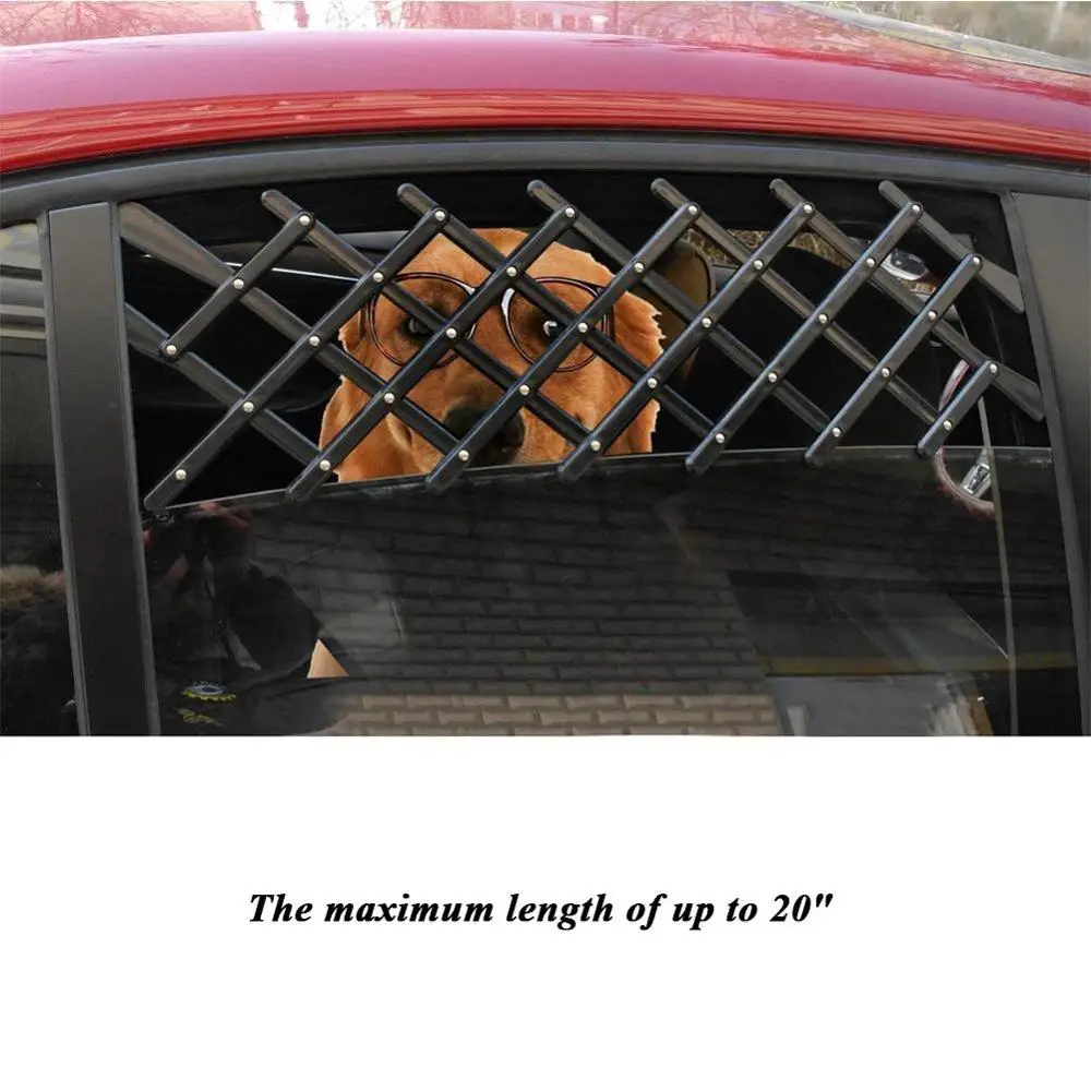 Expandable Car Window Fence Safe Dog Kids Guard Grill Pet Supplies for Vehicle Travel