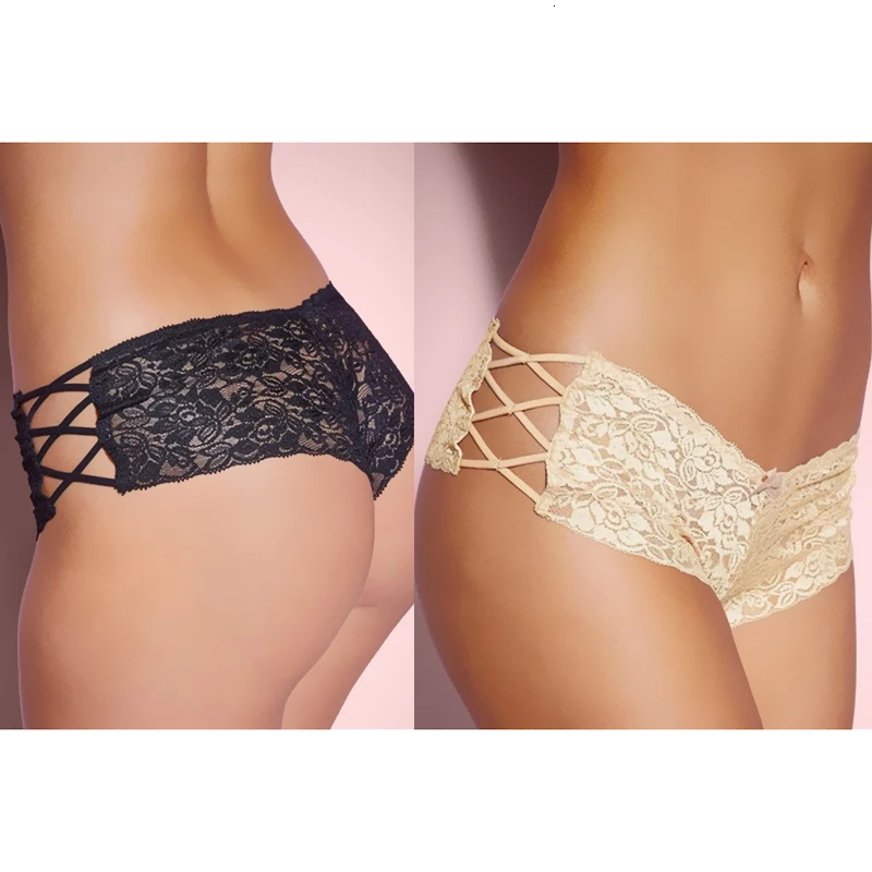 Woman Panties Ladies Underwear Sexy Lace Plus Pantyhose Transparent Low Rise Cotton Briefs Intimates New Hot on Sale