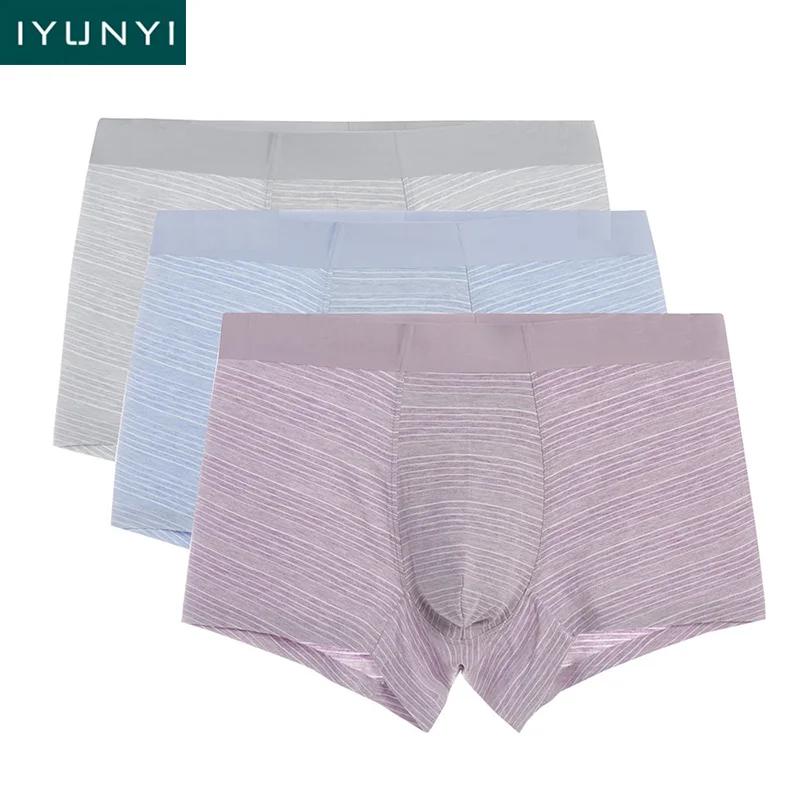 

IYUNYI Men Boxers Shorts Modal Comfortable Underwear Mens U Convex Pouch Unerpants Soft Bikini Male Panties Slip Cuecas Boxers