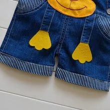 Новые стильные детские штаны на подтяжках в Корейском стиле детские ковбойские подтяжки, шорты для мальчиков и девочек