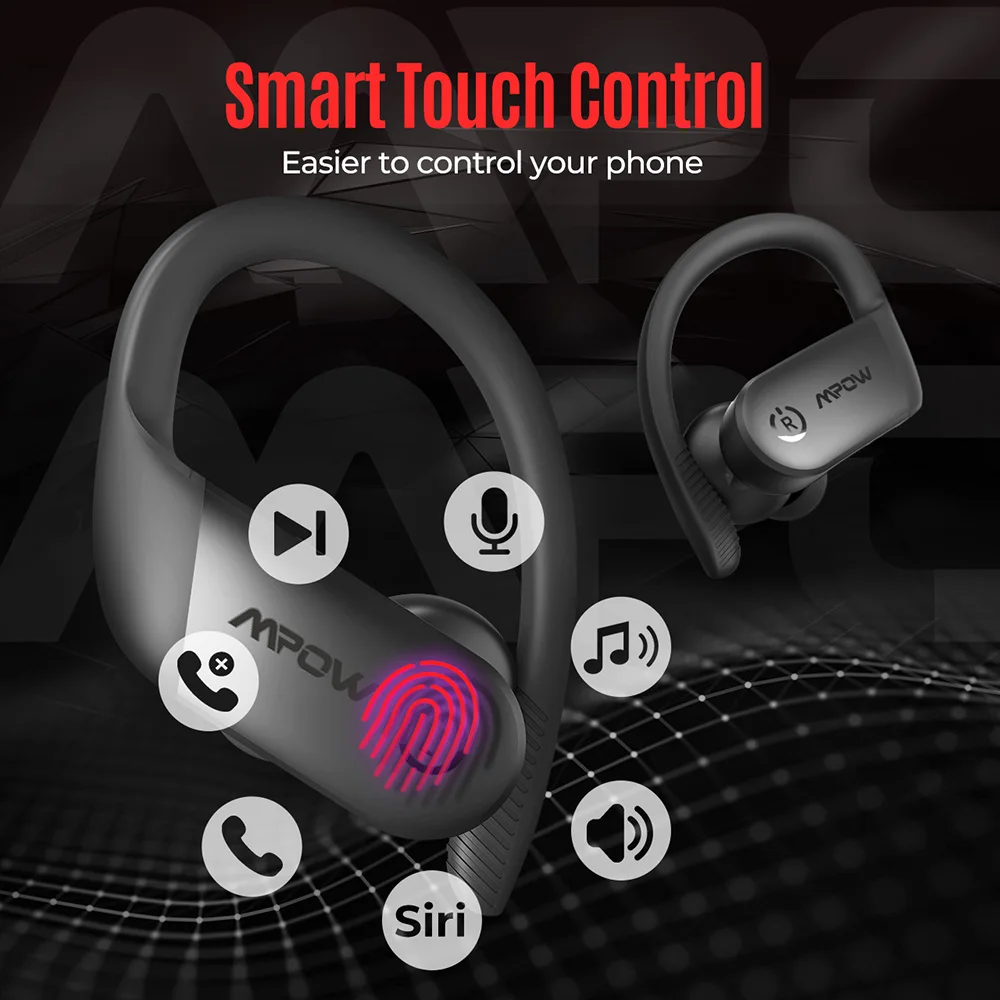 TWS наушники Mpow Flame Lite с поддержкой Bluetooth и сенсорным управлением|Наушники