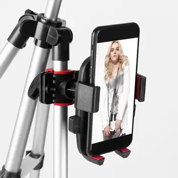 

5.7 Inch Phone Holder Lazy Universal Table Bracket Mount Stand Clip with Fill Light LED Flash Loop Personal Make Up Light