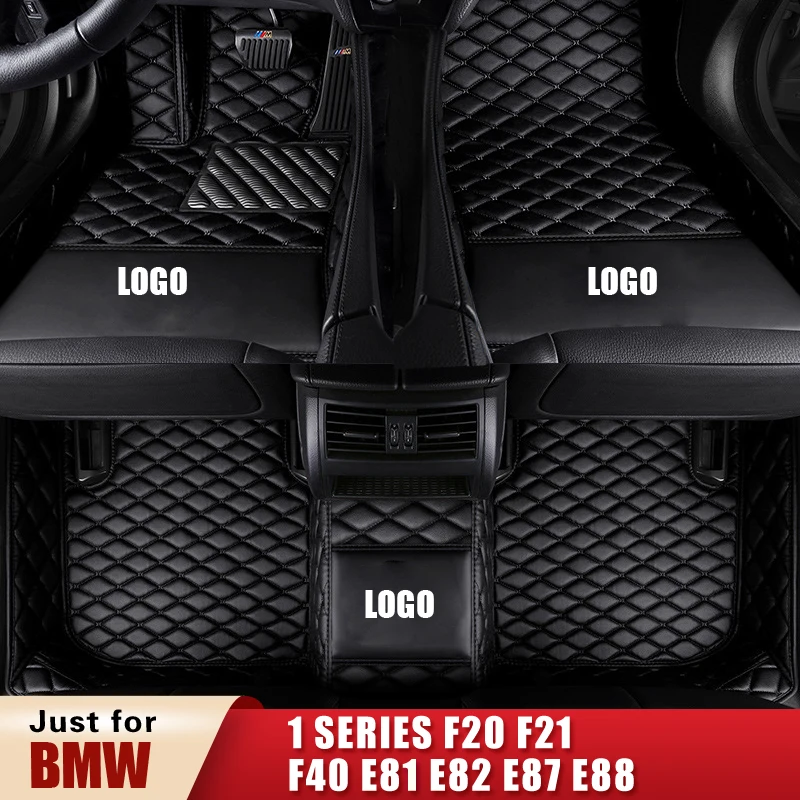 

Автомобильные кожаные коврики для BMW 1 серии 1er F20 F21 F40 E81 E82 E87 E88 D I Sport Urban Line Hatchback Coupe Convertible XDriver