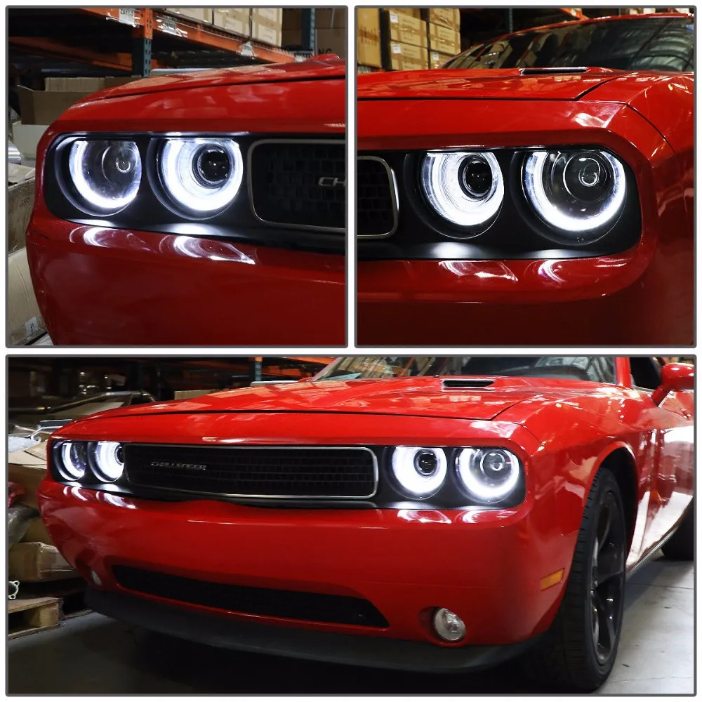 Передняя фара для Dodge Challenger 2009 2010 2011 2012 2013 2014 Светодиодный прожектор дальнего