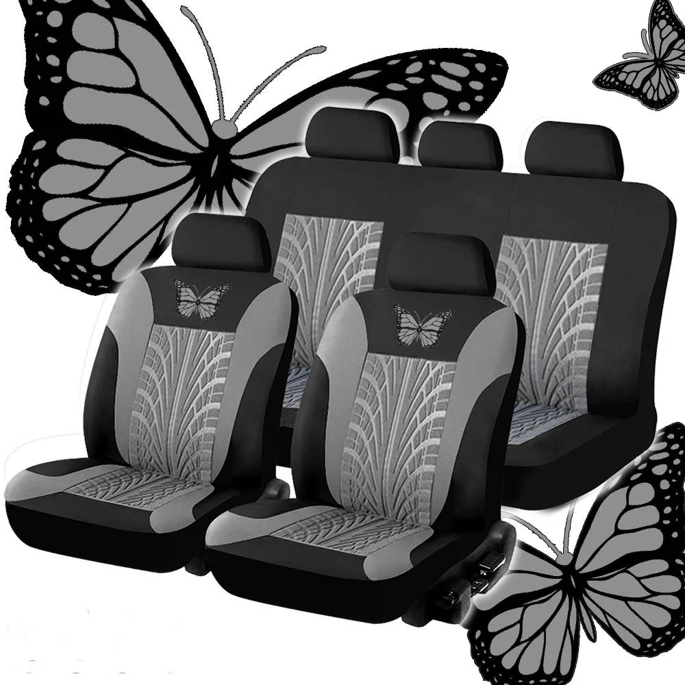 

Car Seat Cover Universal Four Seasons 3D Butterfly Universal Most Models Protection Artifact Fabric Car Covers Car Seat Cover