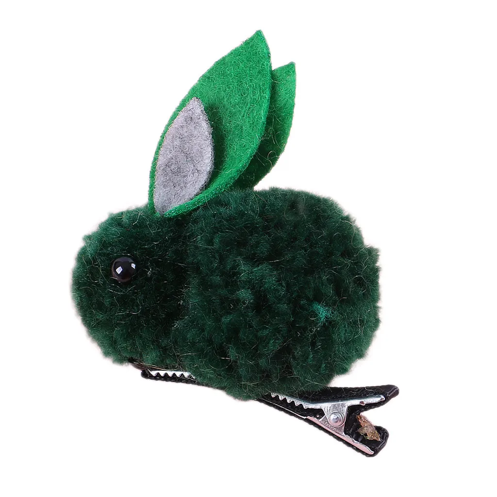 Cute Hair Ball Rabbit Hair Clip Children
