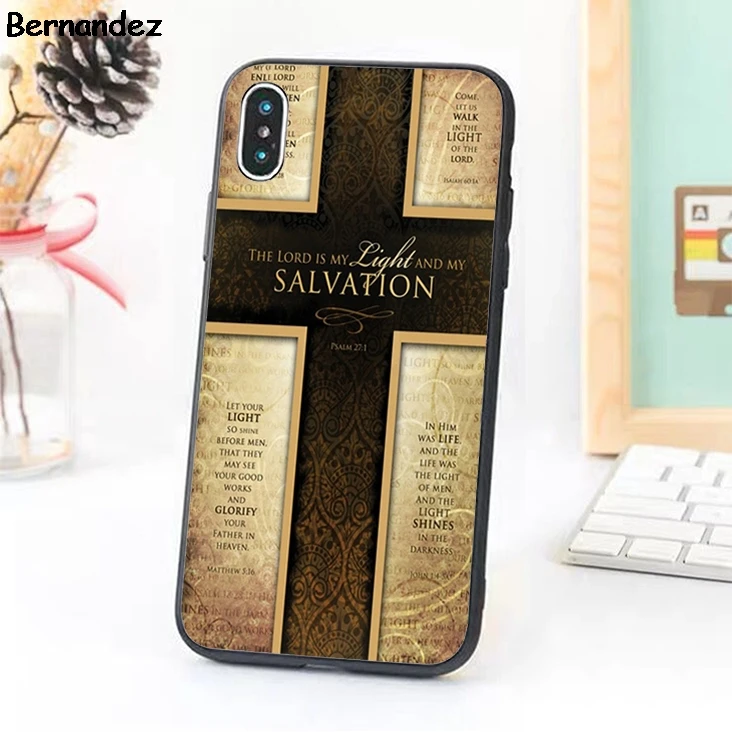 Bernandez кресты Jesus Christ в стиле защитный чехол для телефона iPhone 6 S 7 8 X XR XS Макс 5 5S Samsung