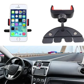 

Universal Multifunctional Car Auto 360 degree Rotation CD Mount Slot Phone Holder Car Styling Accessories