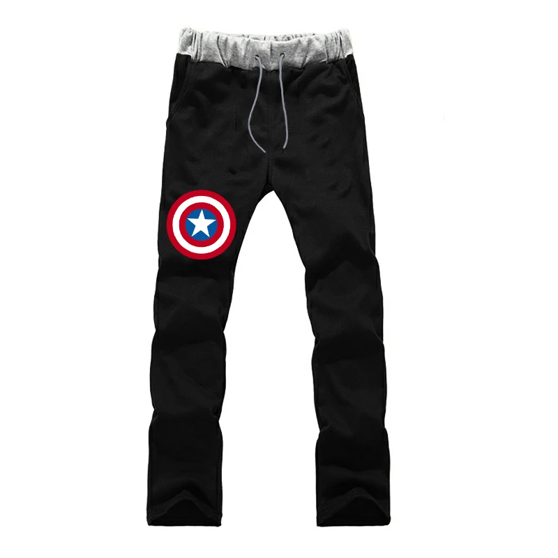 Pants 4 Мужские свободные длинные штаны, Капитан Америка, уличная одежда для фитнеса, тренировочные штаны для мальчиков, повседневные длинные спортивные штаны, штаны в стиле хип-хоп - Цвет: Pants 4