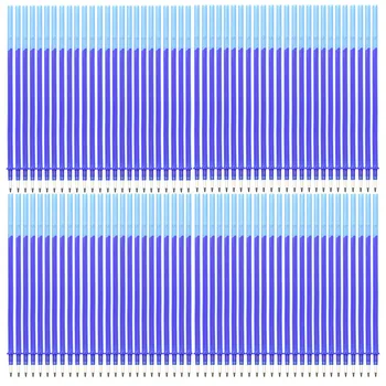 

100 Pieces Of Magic Bullet Accessories Eraser Replacement Pen Set With Eraser 0.5mm Blue Ink Rewritable Pen School Supplies