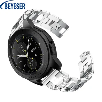 

For Samsung galaxy watch Active 2 40mm 44mm Gear S2 Sport Steel Strap band Replacement 20mm Watchband Metal Aolly watch Bracelet