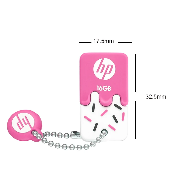 Оригинальный hp V245 USB силиконовые флеш накопитель 32 Гб оперативной памяти 16