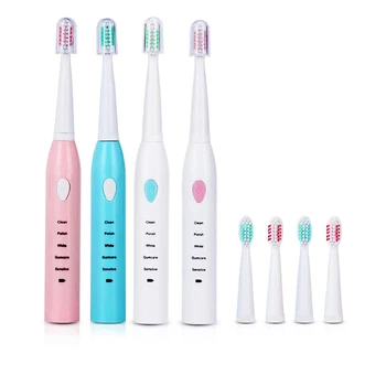 

5 Modes Electric Toothbrush Light And Cheap Tooth Brush USB Rechargeable Sonic For Adult Oral Hygiene Ultrasonic Toothbrush