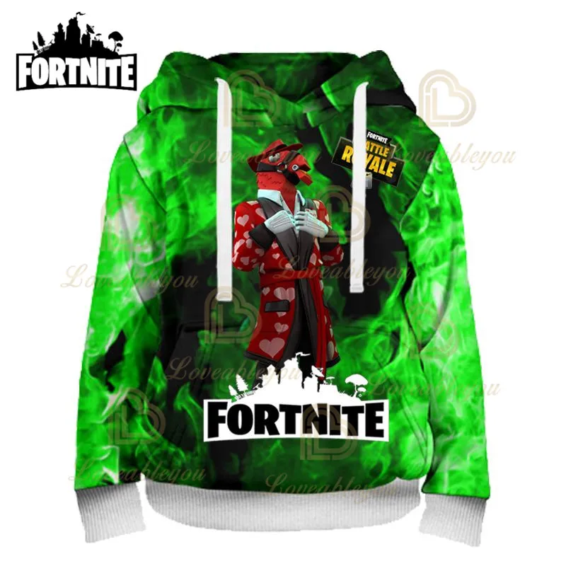 Детская толстовка с капюшоном и принтом Fortnite Victory | одежда обувь