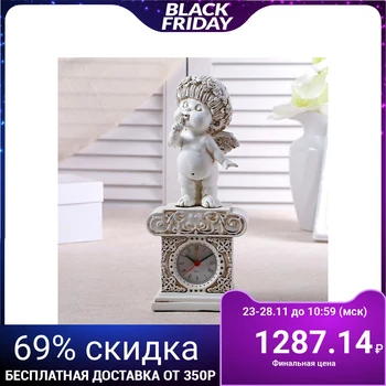 

Table clock "Angel", color white, h = 25.5 cm 3940694