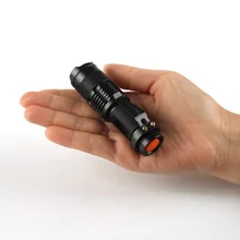 

LED Mini Flashlight Portable Torch Outdoors Waterproof Built-in Battery USB Rechargeable Hiking Camping Flashlights