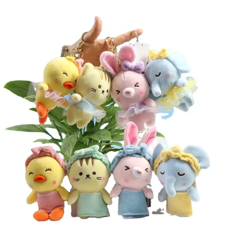 

Новое Стильное милое креативное банное полотенце с юбкой мультяшный кулон с животными мягкая Успокаивающая кукла милый брелок chriamtse подарок для пары