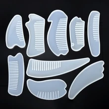3D UV Comb Resin Mold Silicone Epoxy Resin Molds for DIY Jewelry Making Tools Silicone Resin Mold Handmade Craft Finding DIY