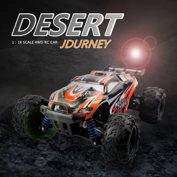 

2.4GHz 4WD 1/18 High Speed Remote Control RC Racing Car Off-road Truck Gift(orange)