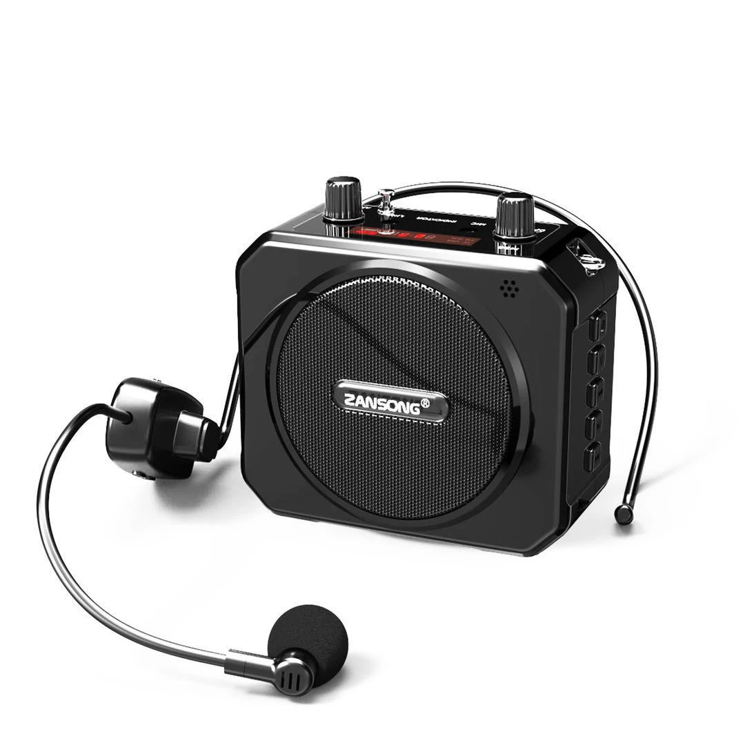 Портативный голосовой усилитель Bluetooth UHF беспроводной мегафон с микрофоном и