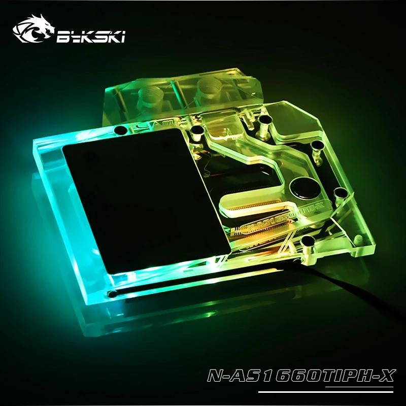 Bykski for ASUS TUF PH DUAL GTX 1660Ti GPU Water Block O6G Phonix TUF RTX 2060 O6G Gaming GPU Coole