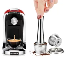 Для Caffitaly Tchibo caffissimo ALDI Expressi машина многоразового использования K-fee кофе капсулы Pod нержавеющая сталь кофе фильтры и вскрытия