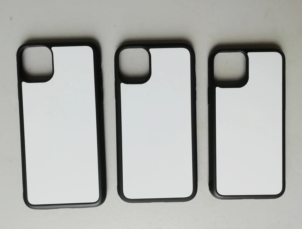 Для iphone 11 pro Max 2d резиновая Сублимация TPU чехол+ пустая алюминиевая металлическая пластина 10 шт./лот
