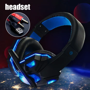 

Fashion Stereo Gaming Headset Ear Headphones with Mic for PC Computer Laptop DJA99