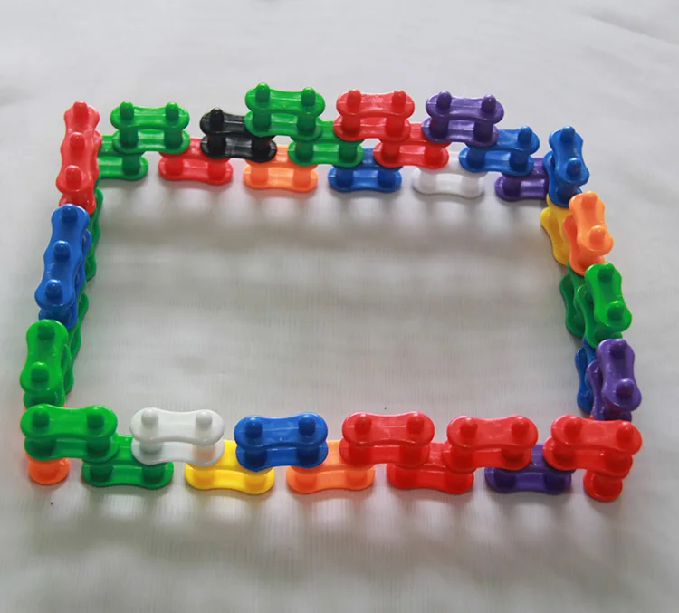 Пластиковая цепь защелкивается и щелкает Непоседа кинетическая Игрушка снятие стресса дети аутизм змея головоломки