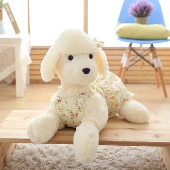 

30-90 cm simulation poodle plush toy high-end creative cartoon soft filled doll girl holding sleeping pillow home sofa bedroom d