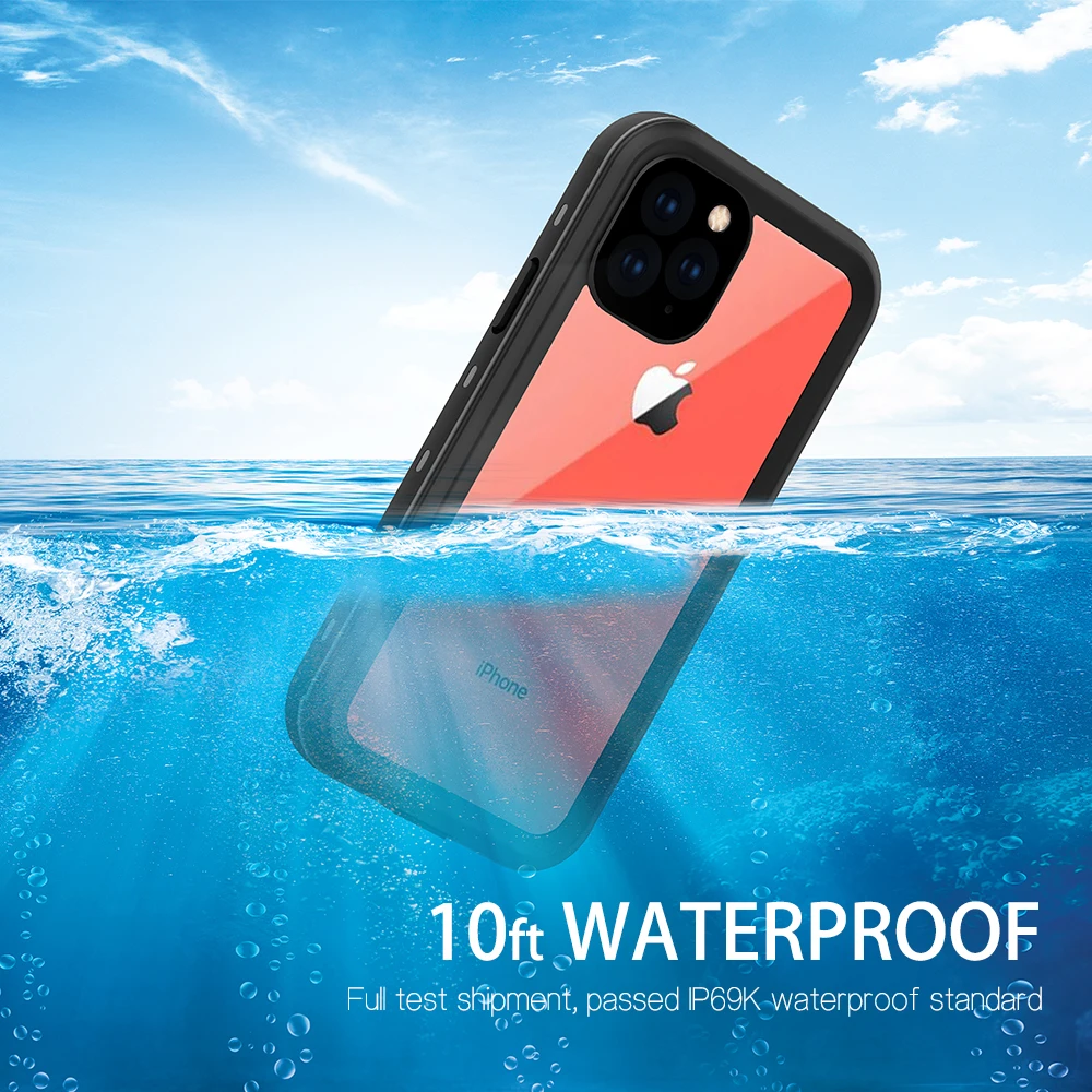 

IP69K Water Proof Phone Case For iPhone 11 Pro Max Real Waterproof Case Full Protection Cover