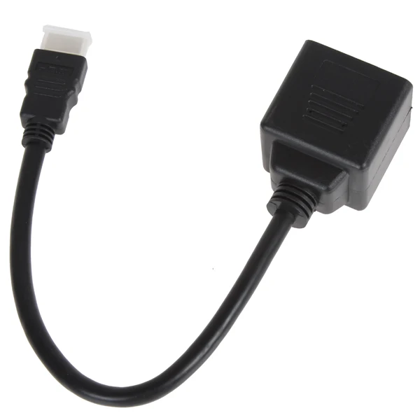0,3 м 1 HDMI Мужской 2 Женский Аудио Видео сплиттер подходит для wii/HDTV/DVD/PS3/psp