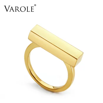 

VAROLE Cuboid Shape Ring Love Finger Couple Rings for Women Cute Wedding Ring Fashion Jewelry Wholesale Anel Feminino