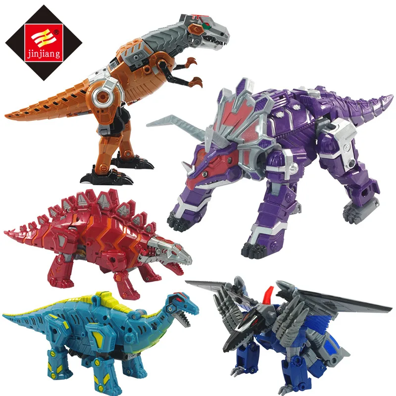 

Colorful Transformation Animals Funny Dinosaur Robots Dino Hero Action Figure Deformation tyrannosaurus rex Toys for Children