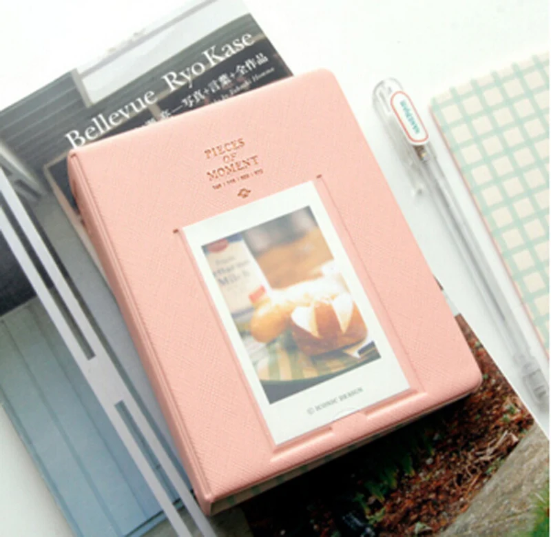 Пленка для Instax Mini 8 фотоальбом кусочки монет мульти-Цвет 3 дюймов Мини Винтаж альбом для фотоаппарата Instax Фото хранения Чехол Скрап Бумага