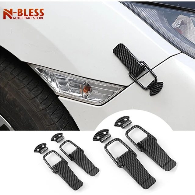 2Pcs Car Trunk Bumper Security Hook Lock Clip Quick Release Fasteners Kit  Metal