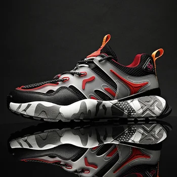 

Brand Men Casual Shoes 2020 Fashion Chunky Sneakers Men Krasovki Breathable Mesh Men Shoes Sapato Masculino Footwear Dad Shoes