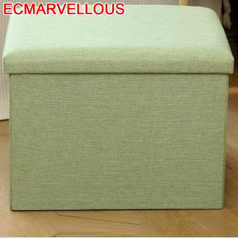 

Madeira Pouffe Chair Taburet Moderno Plegable Fauteuil Living Room Pouf Kids Furniture Change Shoes Taburete Storage Stool