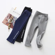 Леггинсы для девочек тонкие весенне-осенние г. Новые стильные детские брюки детские узкие брюки из чистого хлопка a Gene