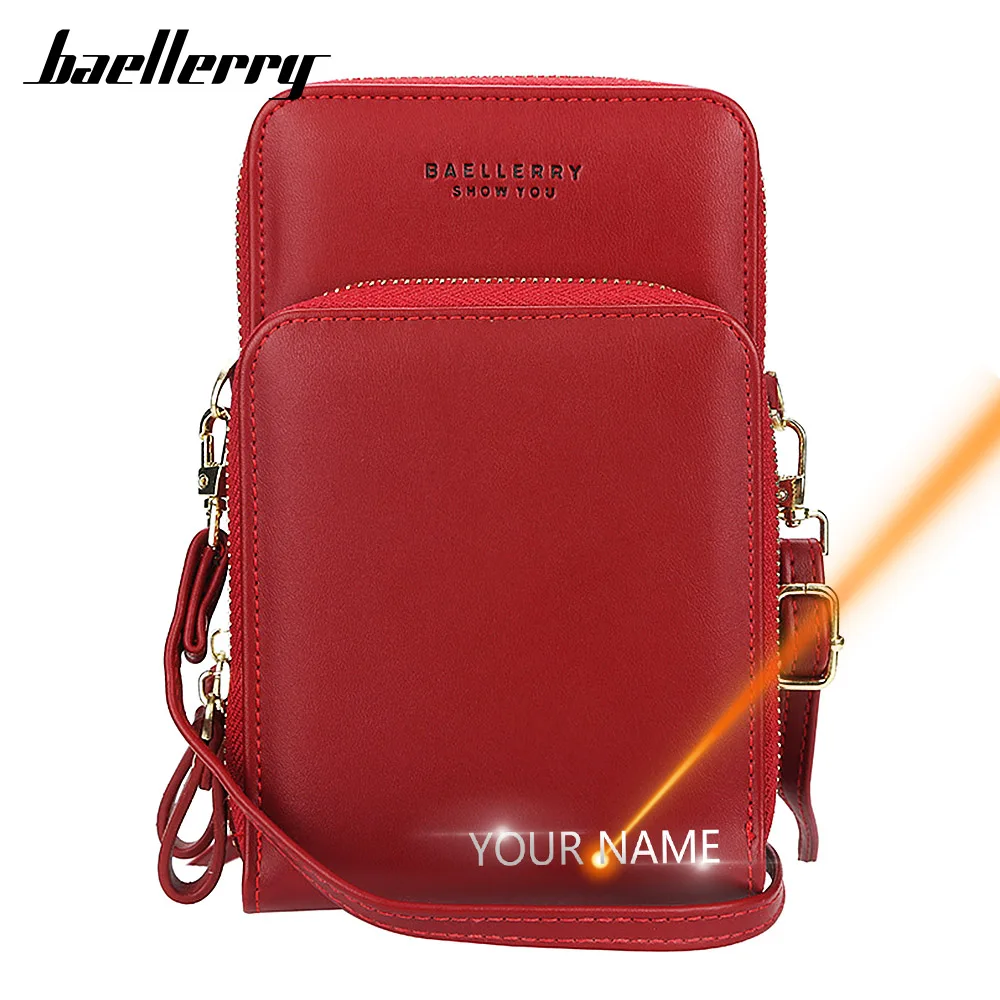 Women Messenger Bags Mini Name Engraving Quality Female Bags Phone Pocket For Girl crossbody bag women messenger bag