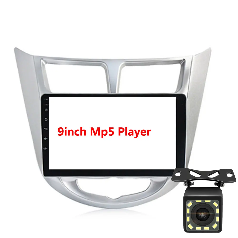 

2DIN car radio multimedia video BT MP5 player(supports no Android phone mirror link) for modern Solaris Verna Accent 2011-2016