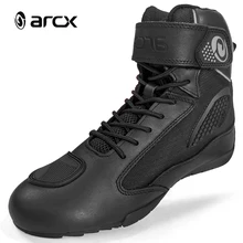 Arcx女性のmoto rcycleブーツ男性の革靴moto 4季節乗馬ブーツmoto rbikeストリートmotoレースカジュアル靴
