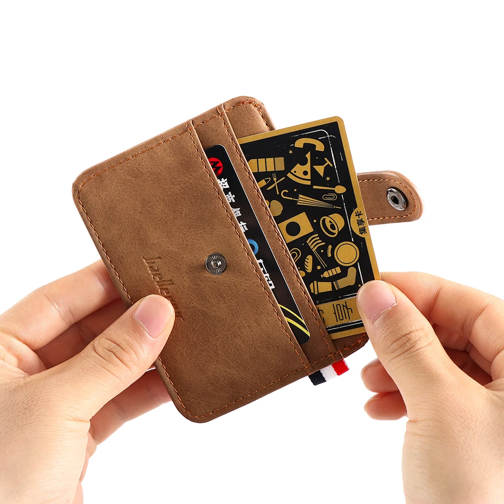 Wallet Card-Holder Coin-Purse Money-Pocket-Case Slim Multi-Card ID Business Fashion Men