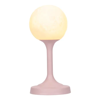 

Lunar Birthday Gift Portable USB Rechargeable Atmosphere Desktop 3D Print 7 Colors Touch Control Home Decor LED Moon Light